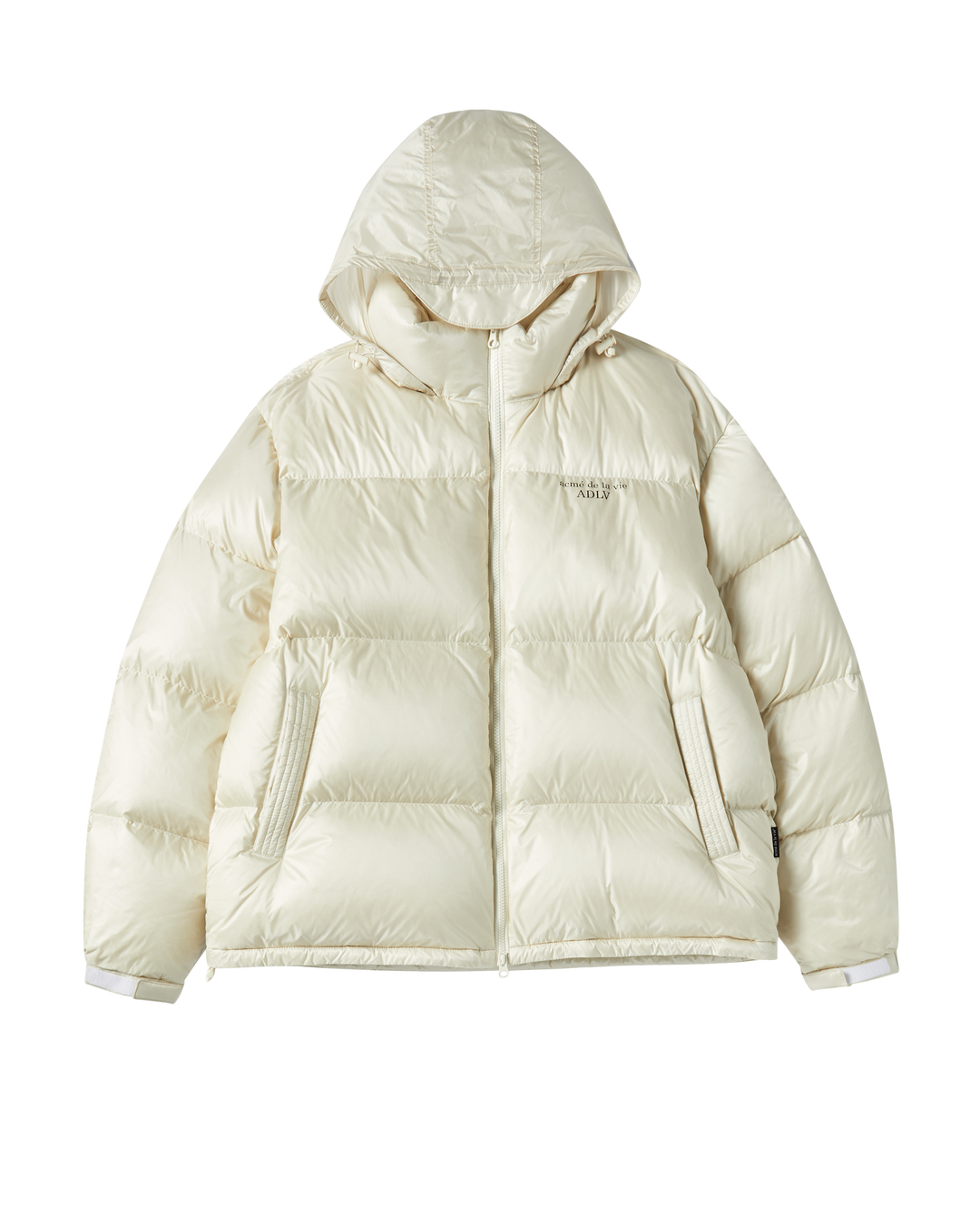 STITCH BASIC LOGO SHORT DUCK DOWN JACKET