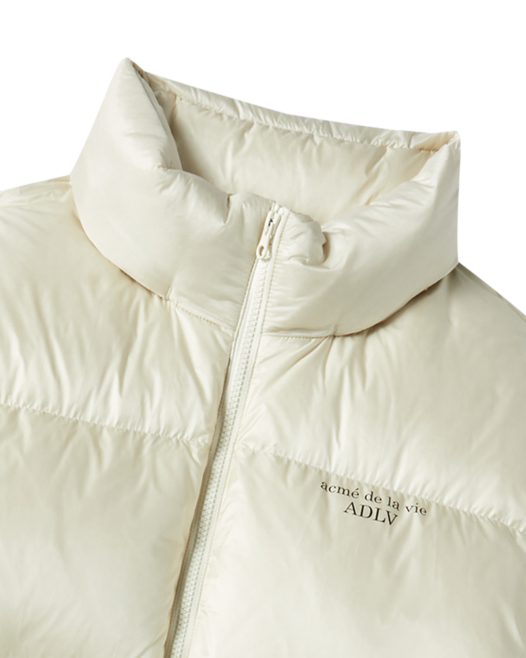 STITCH BASIC LOGO SHORT DUCK DOWN JACKET