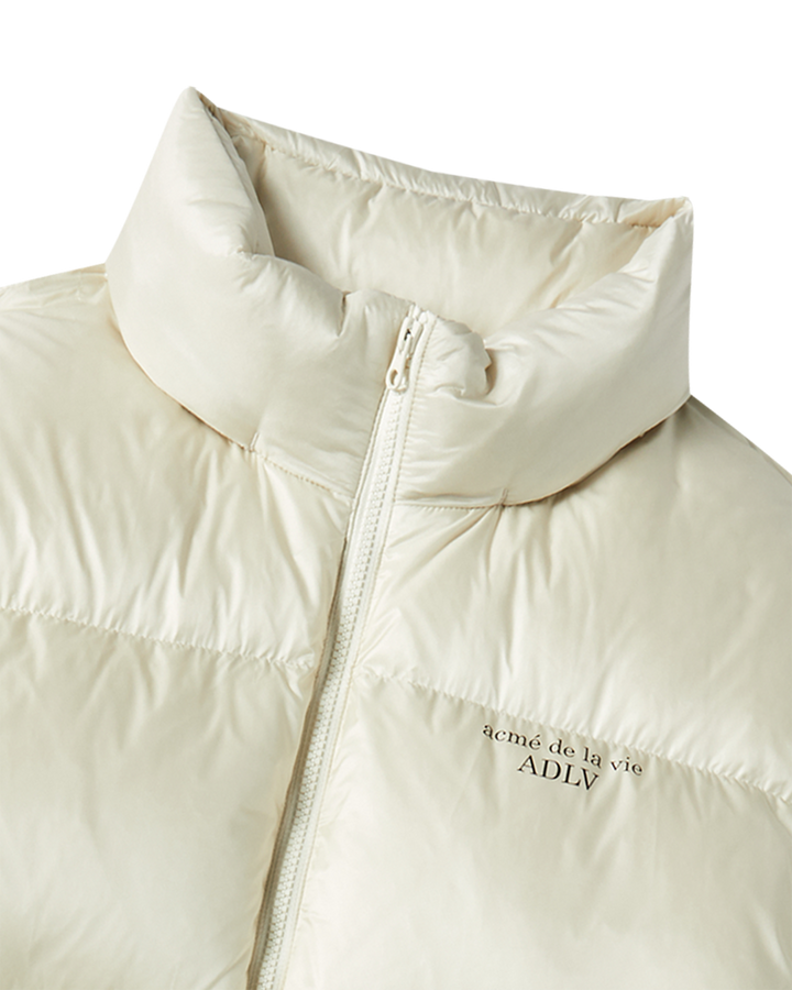 STITCH BASIC LOGO SHORT DUCK DOWN JACKET