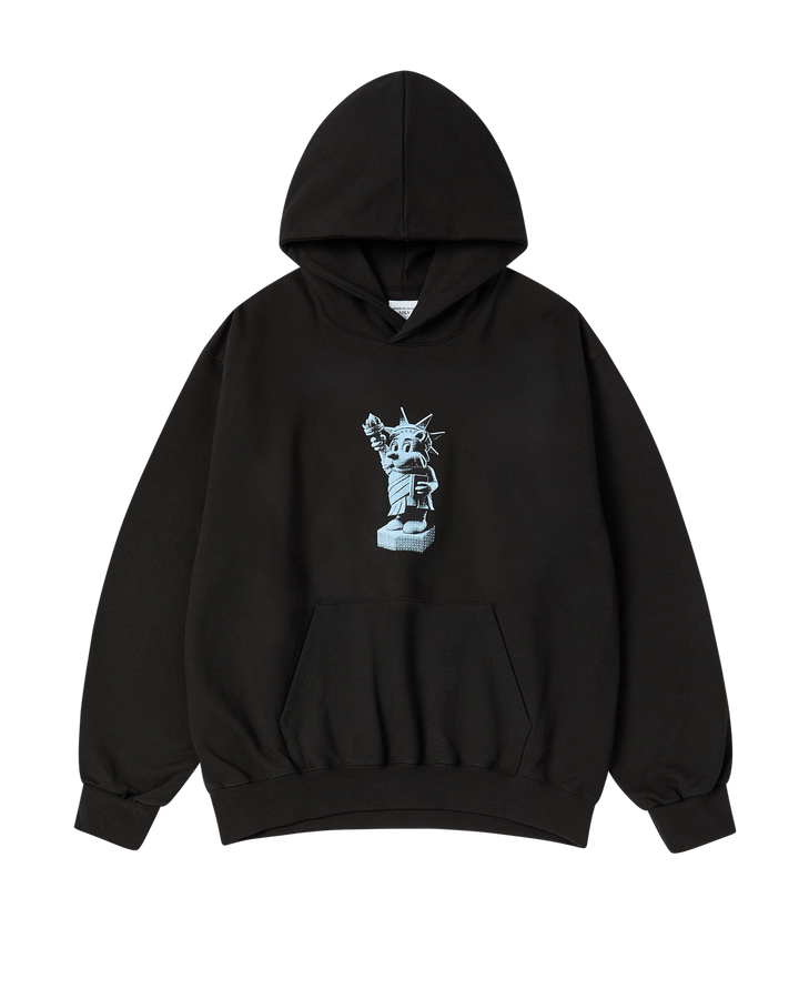 AC BEAR STATUE OF LIBERTY HOODIE BLACK