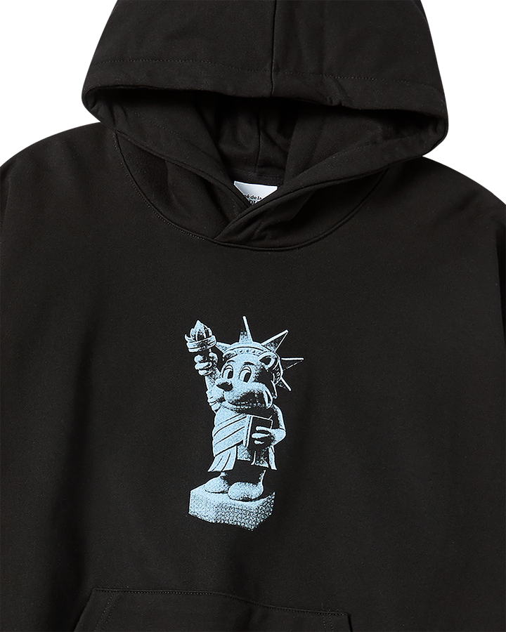 AC BEAR STATUE OF LIBERTY HOODIE BLACK