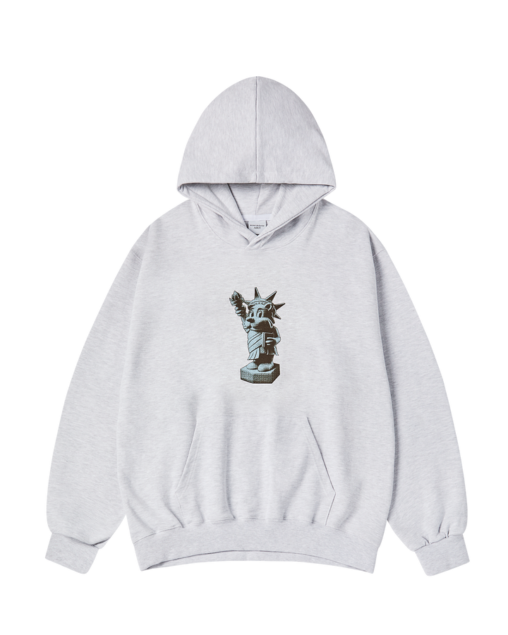 AC BEAR STATUE OF LIBERTY HOODIE MELANGE