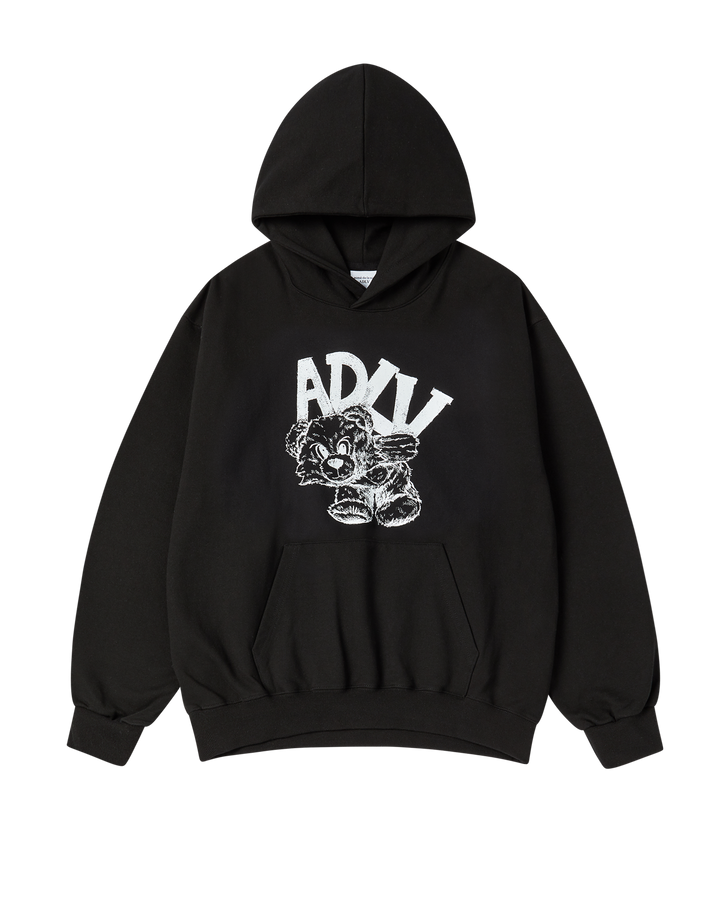 ADLV PIGGYBACK HOODIE BLACK