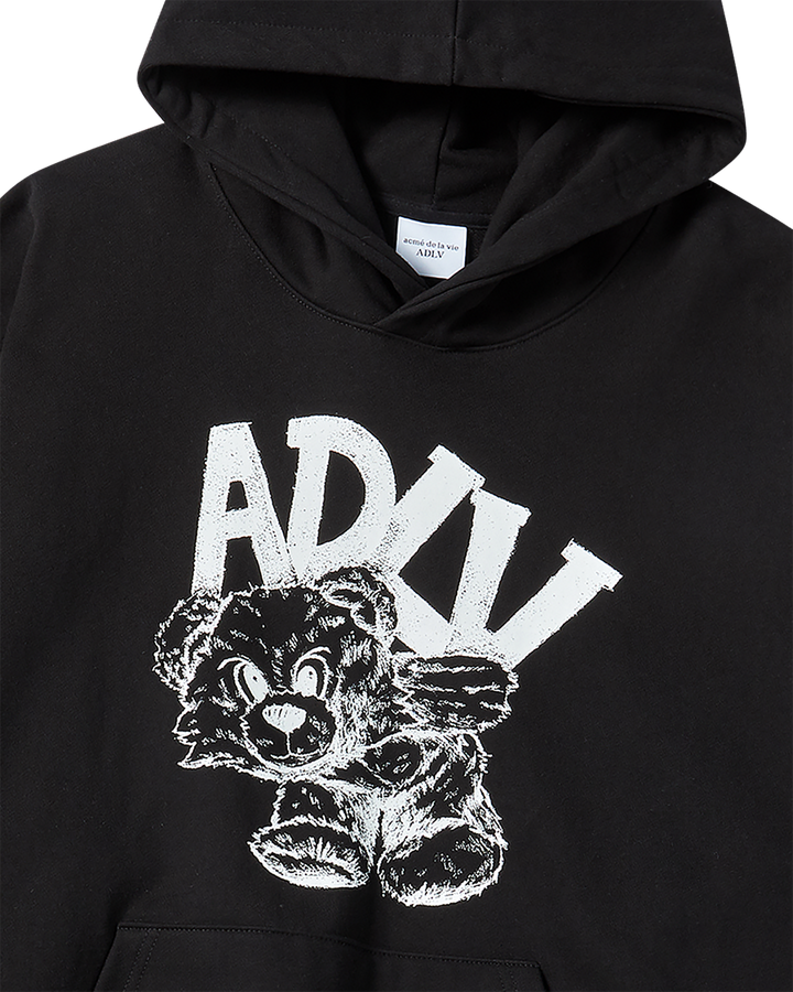 ADLV PIGGYBACK HOODIE BLACK