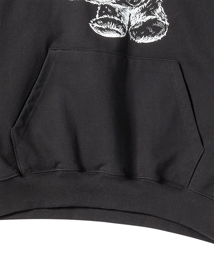ADLV PIGGYBACK HOODIE BLACK