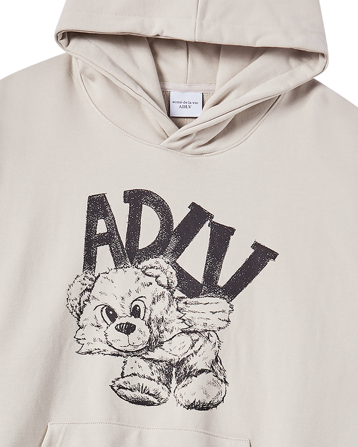 ADLV PIGGYBACK HOODIE ESSENTIAL BEIGE