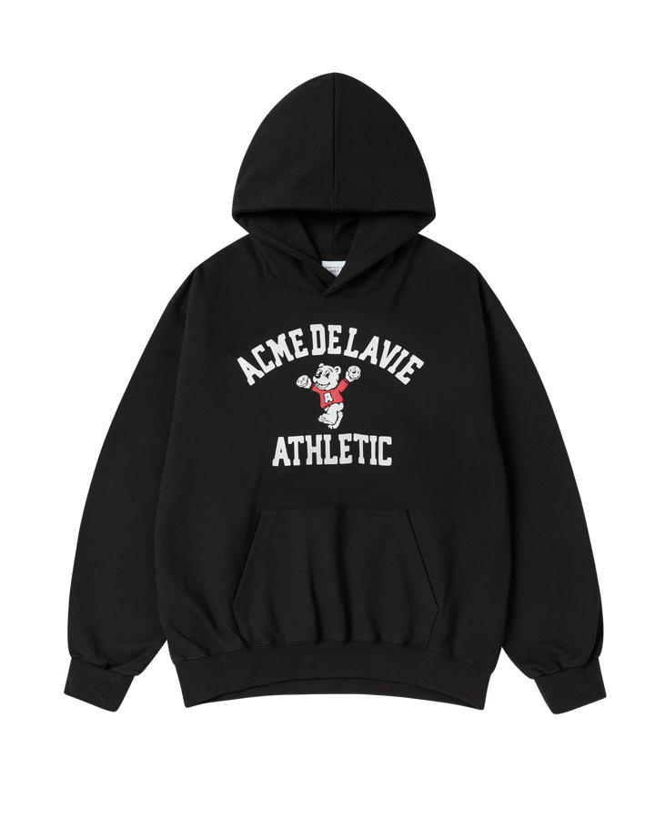 DANCING AC BEAR HOODIE BLACK