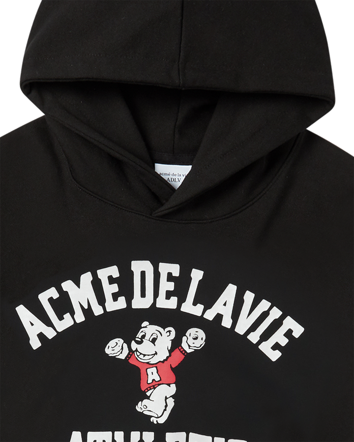 DANCING AC BEAR HOODIE BLACK