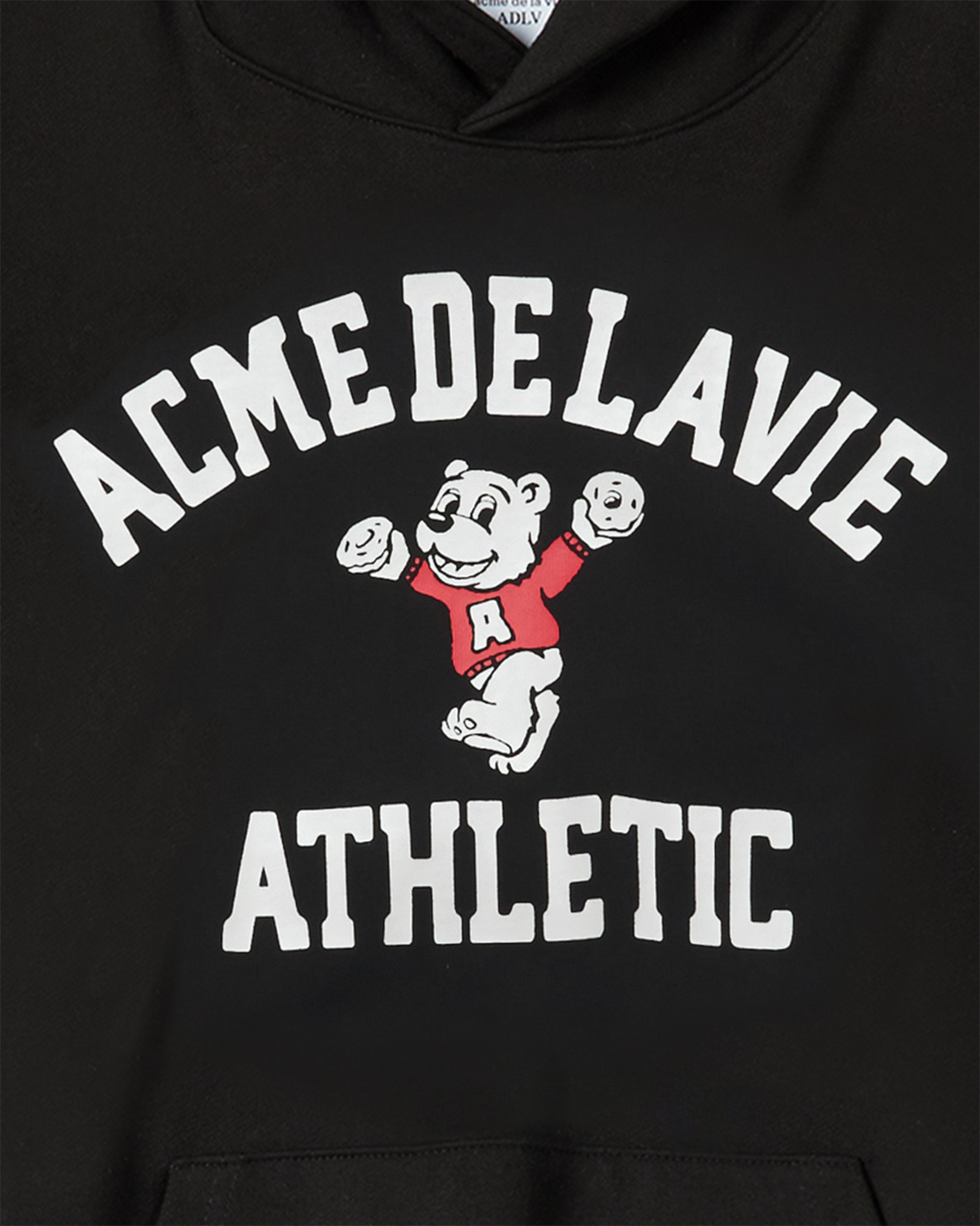 DANCING AC BEAR HOODIE BLACK