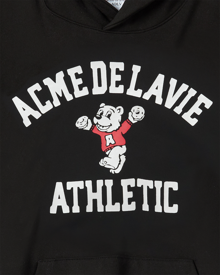 DANCING AC BEAR HOODIE BLACK