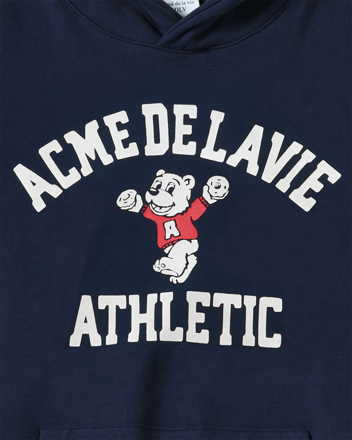 DANCING AC BEAR HOODIE DARK NAVY