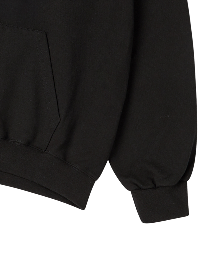 3D STAND AC BEAR NAPPING HOODIE BLACK