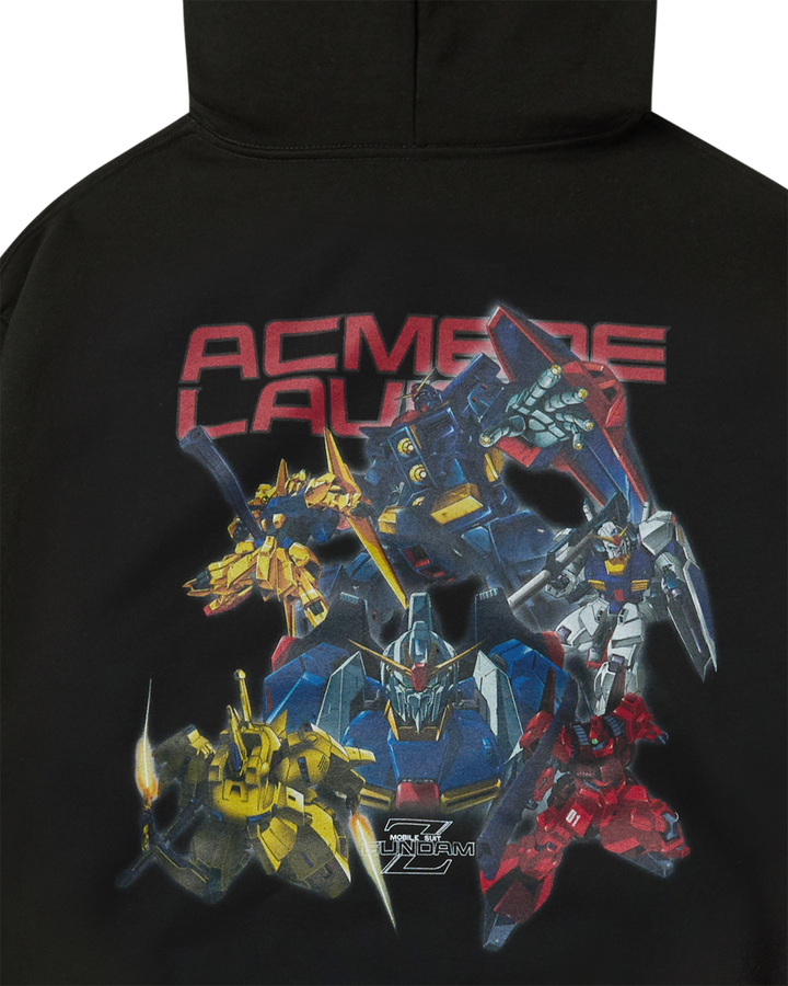 MOBILE SUIT Z GUNDAM MOBILE SUIT HOODIE BLACK