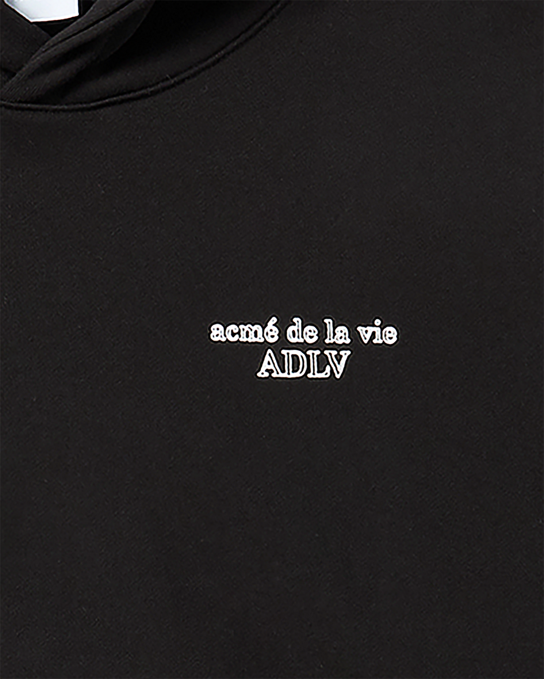 BORDER LINE BASIC LOGO HOODIE BLACK