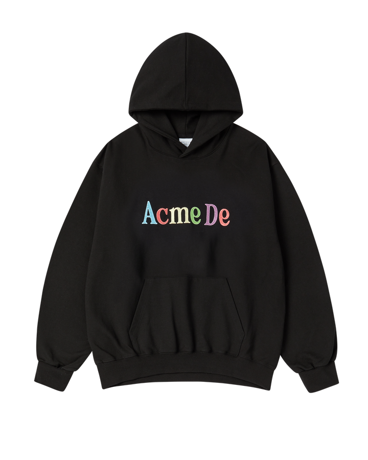 COLOR LOGO HOODIE BLACK