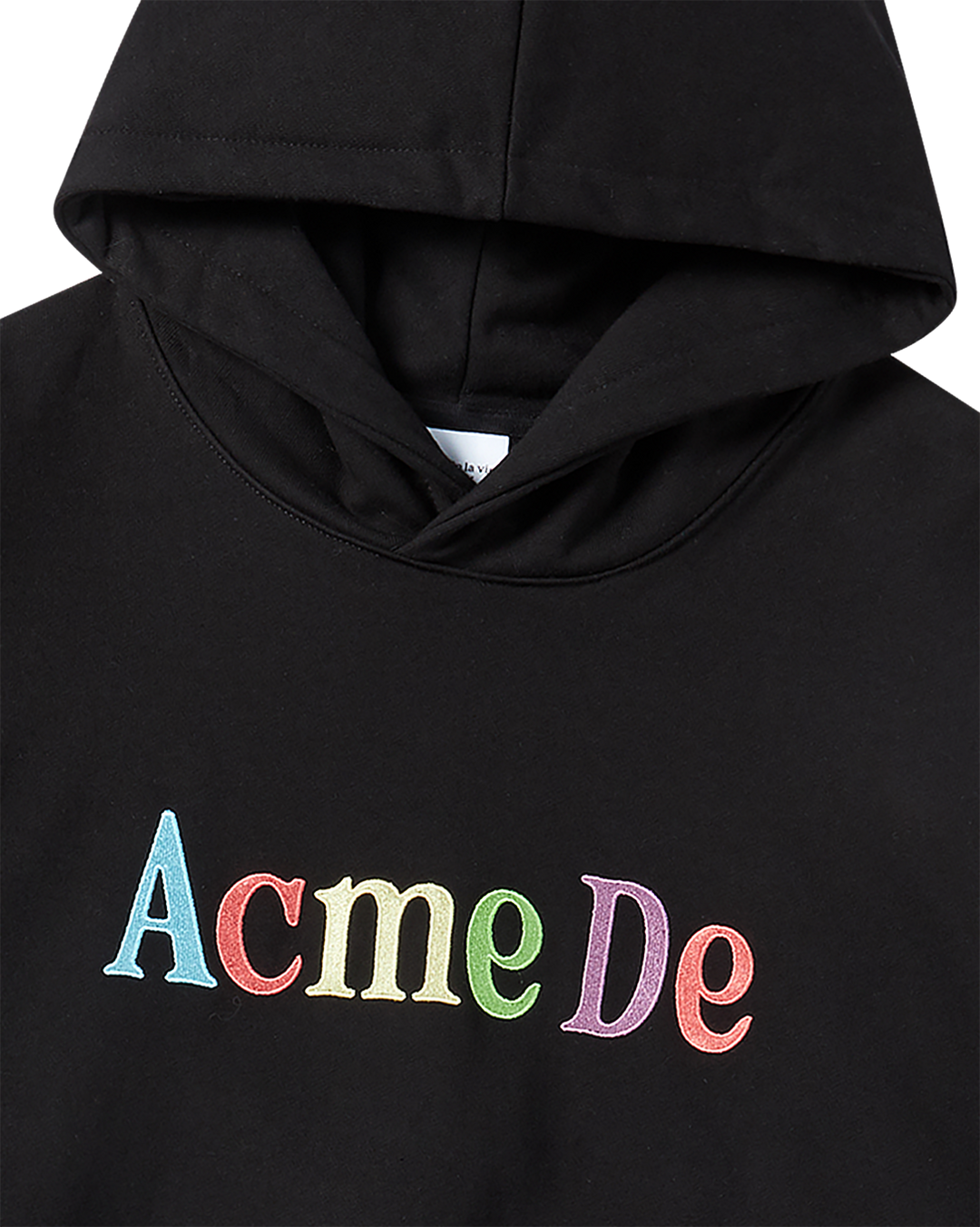 COLOR LOGO HOODIE BLACK