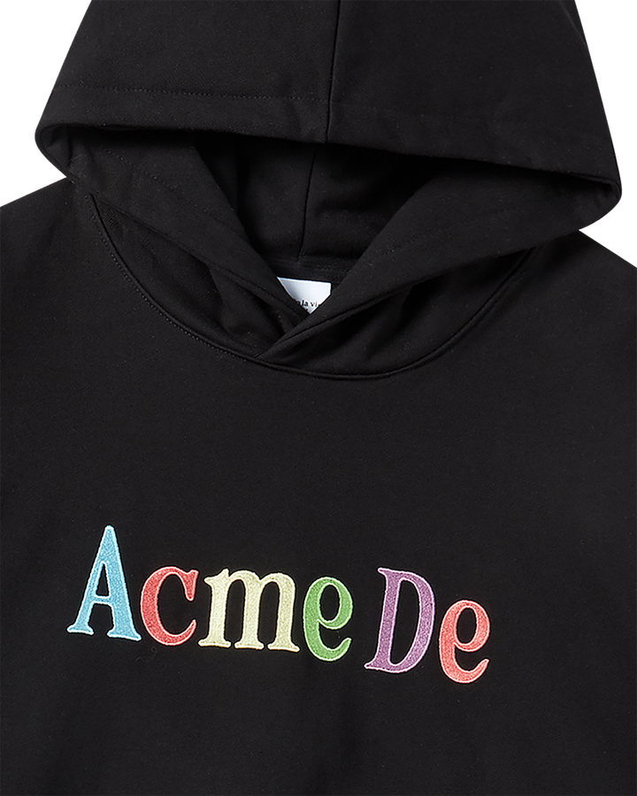 COLOR LOGO HOODIE BLACK