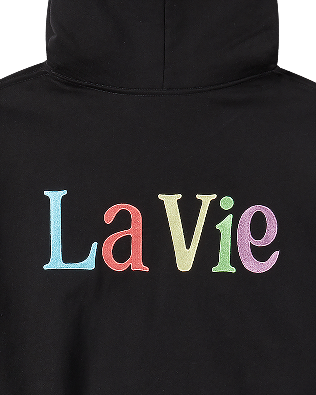 COLOR LOGO HOODIE BLACK