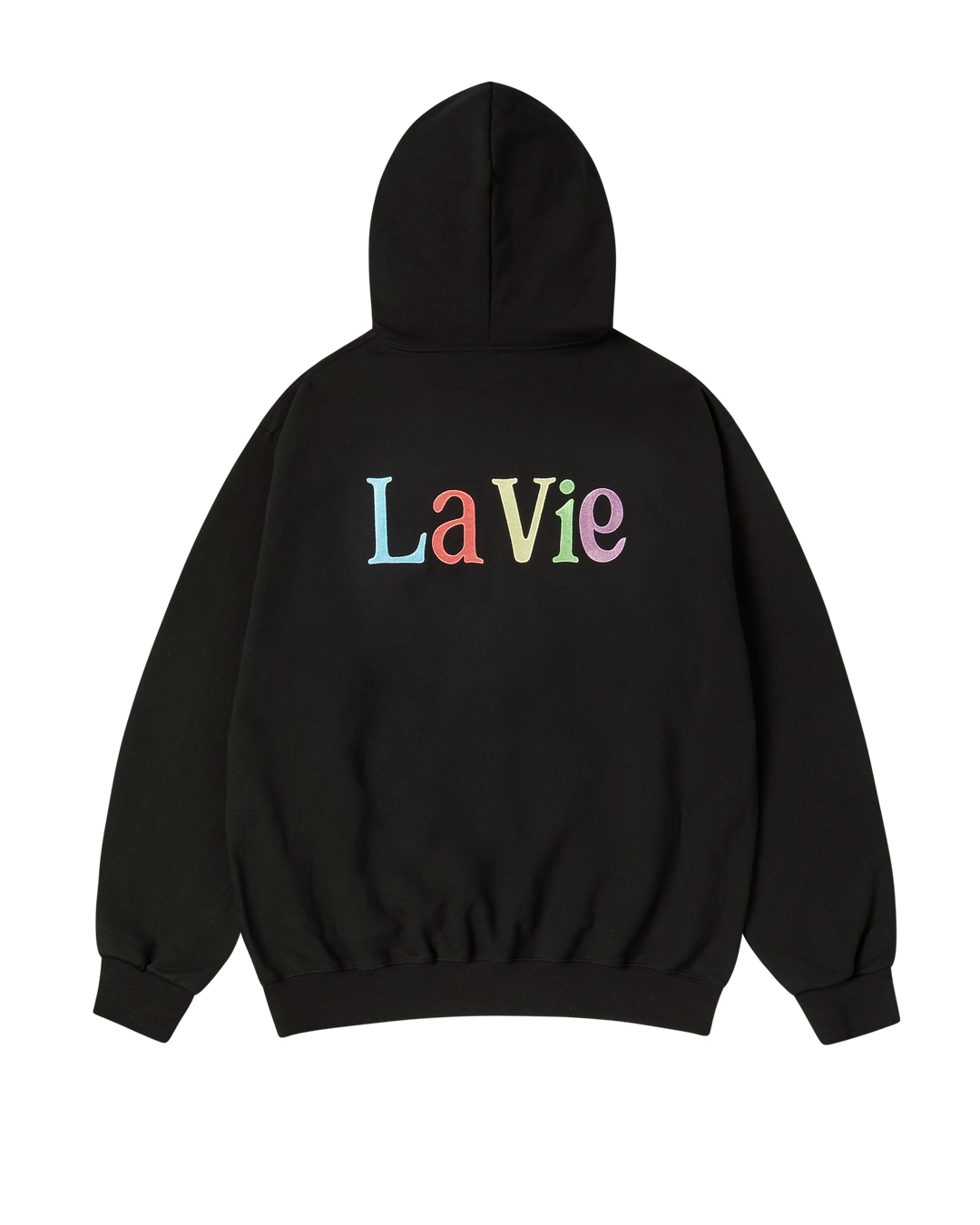 COLOR LOGO HOODIE BLACK