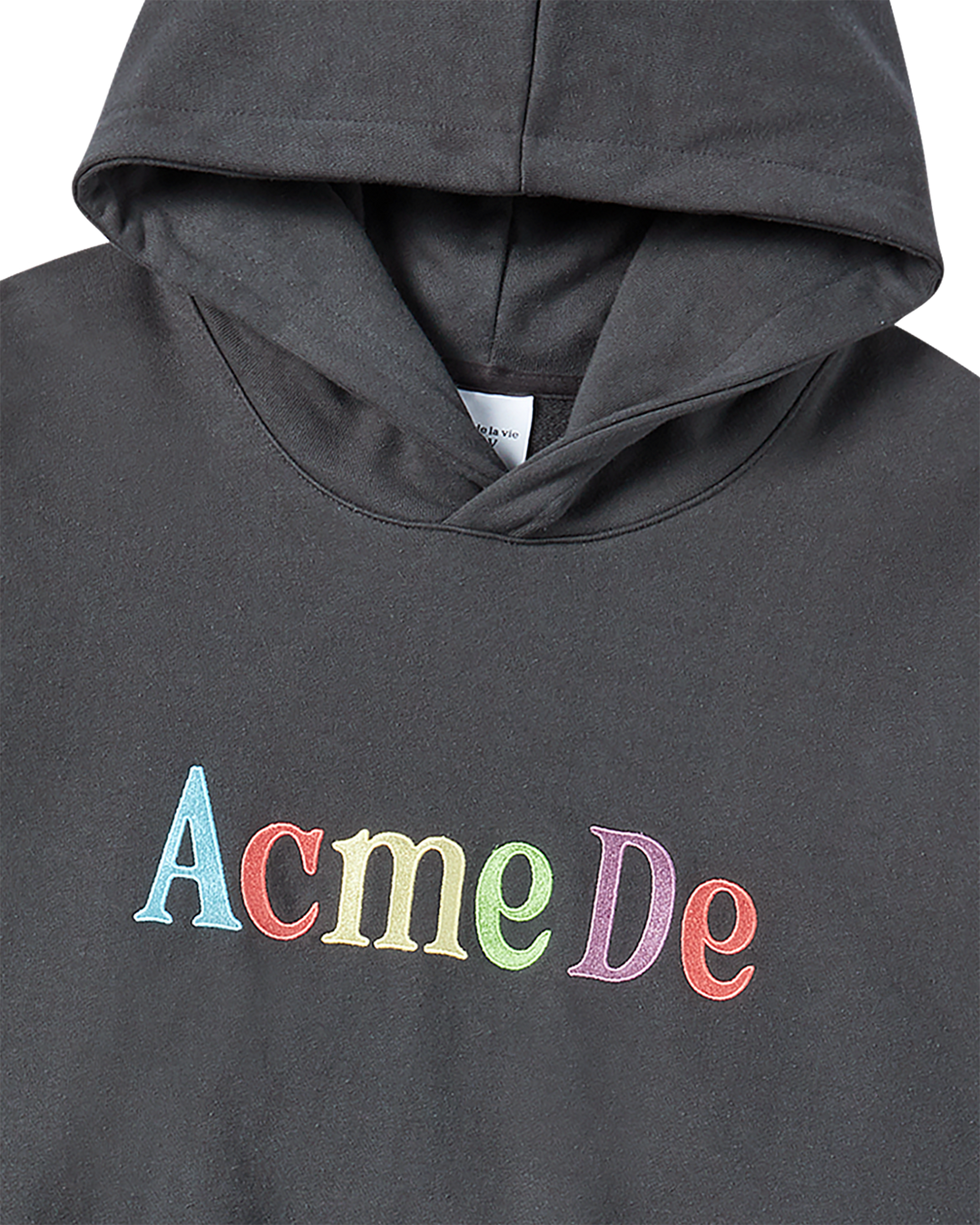 COLOR LOGO HOODIE CHARCOAL