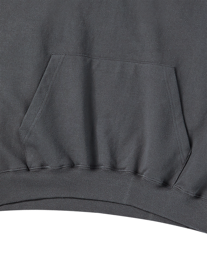COLOR LOGO HOODIE CHARCOAL