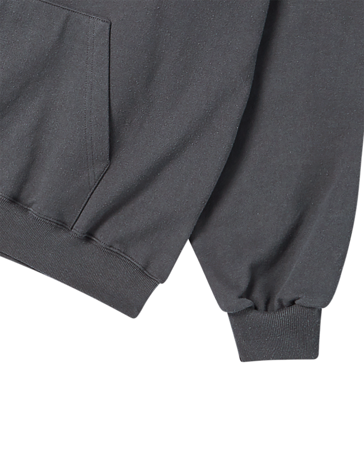 COLOR LOGO HOODIE CHARCOAL