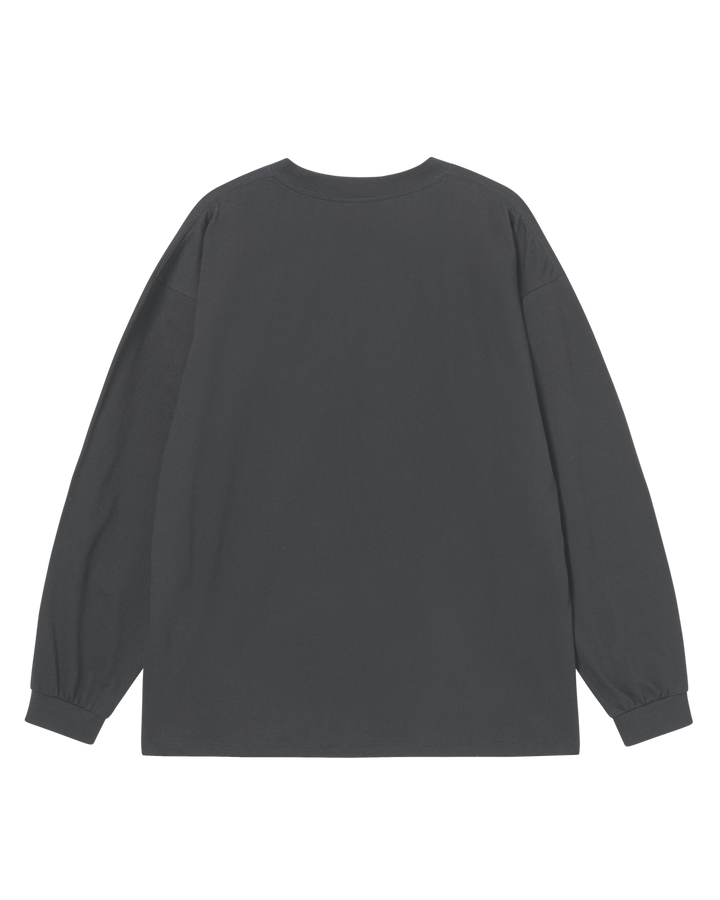 WALKING AC BEAR LONG SLEEVE T-SHIRT CHARCOAL