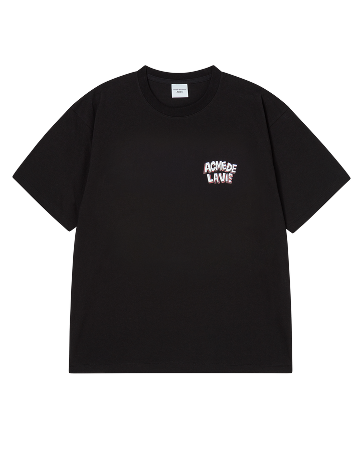 AC BEAR GRAFFITI SHORT SLEEVE T-SHIRT BLACK
