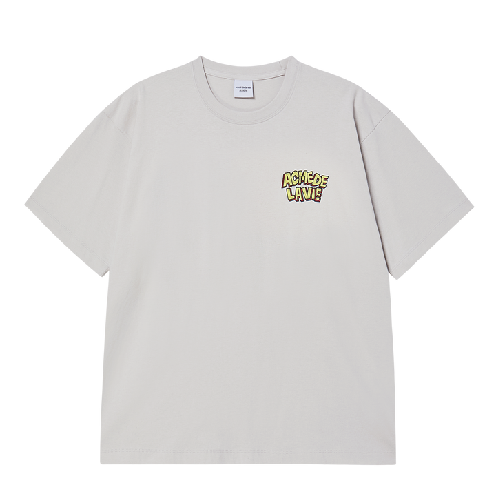 AC BEAR GRAFFITI SHORT SLEEVE T-SHIRT LIGHT GREY