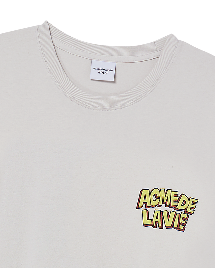 AC BEAR GRAFFITI SHORT SLEEVE T-SHIRT LIGHT GREY