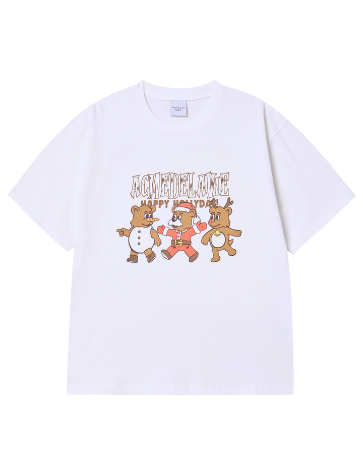 AC BEAR FRIEND X-MAS SHORT SLEEVE T-SHIRT