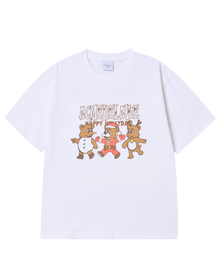 AC BEAR FRIEND X-MAS SHORT SLEEVE T-SHIRT