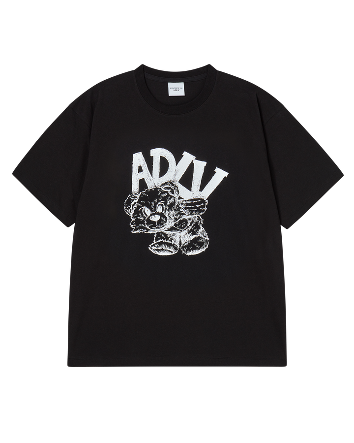 ADLV PIGGYBACK SHORT SLEEVE T-SHIRT BLACK