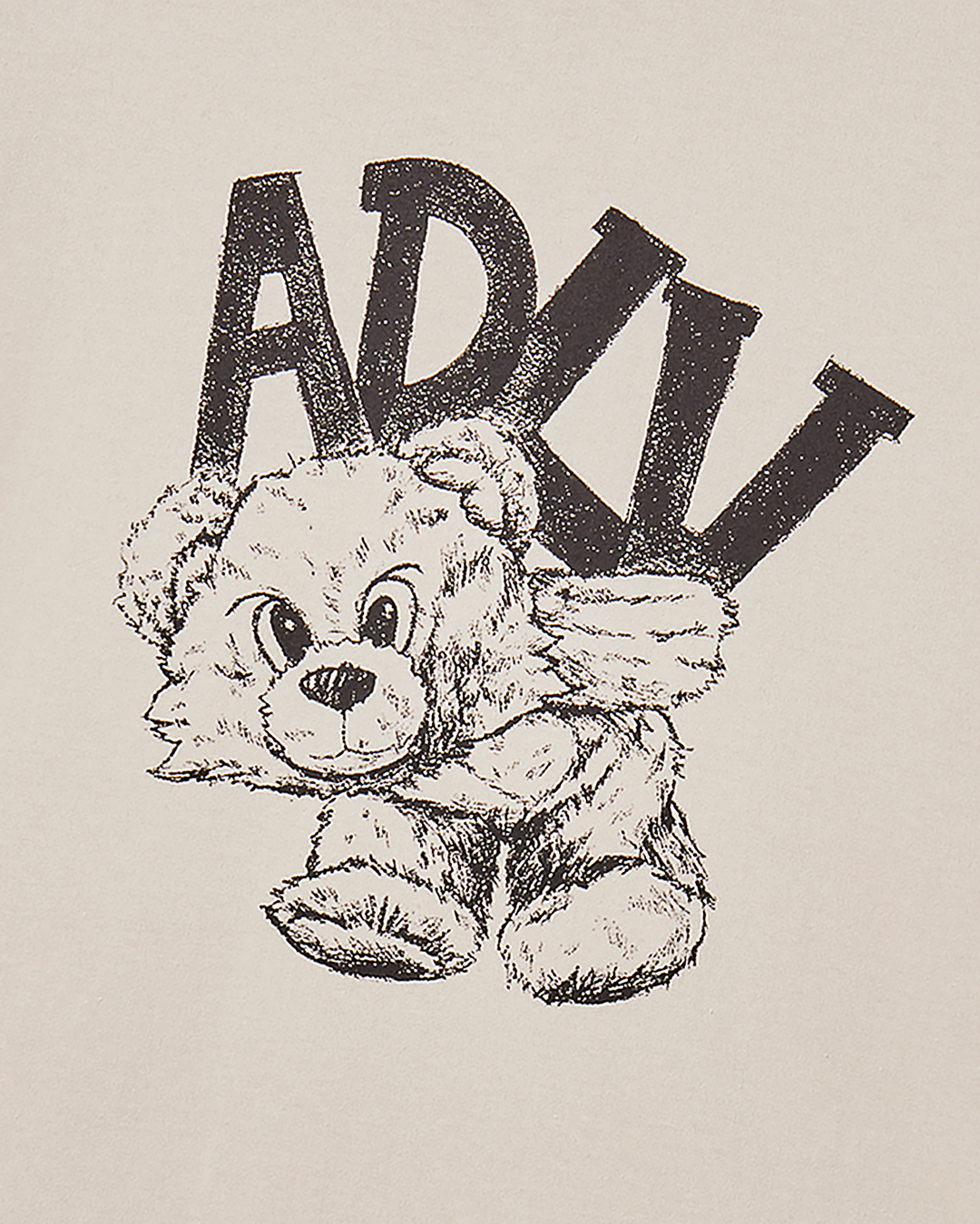 ADLV PIGGYBACK SHORT SLEEVE T-SHIRT ESSENTIAL BEIGE