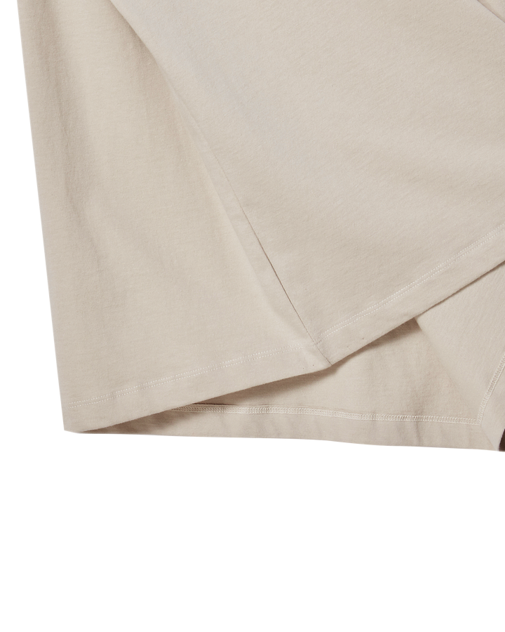 ADLV PIGGYBACK SHORT SLEEVE T-SHIRT ESSENTIAL BEIGE