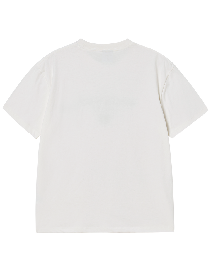 AC POINT STANDARD SHORT SLEEVE T-SHIRT CREAM