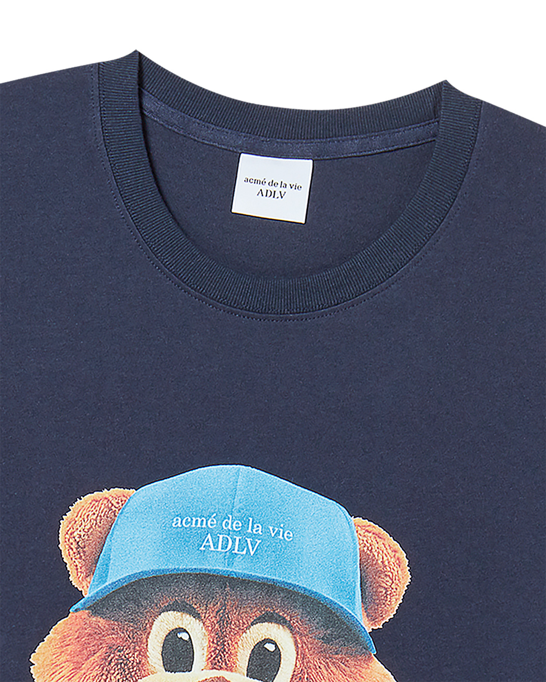 3D AC BEAR FACE SHORT SLEEVE T-SHIRT DARK NAVY