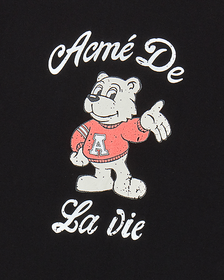 AC BEAR WELCOME SHORT SLEEVE T-SHIRT BLACK