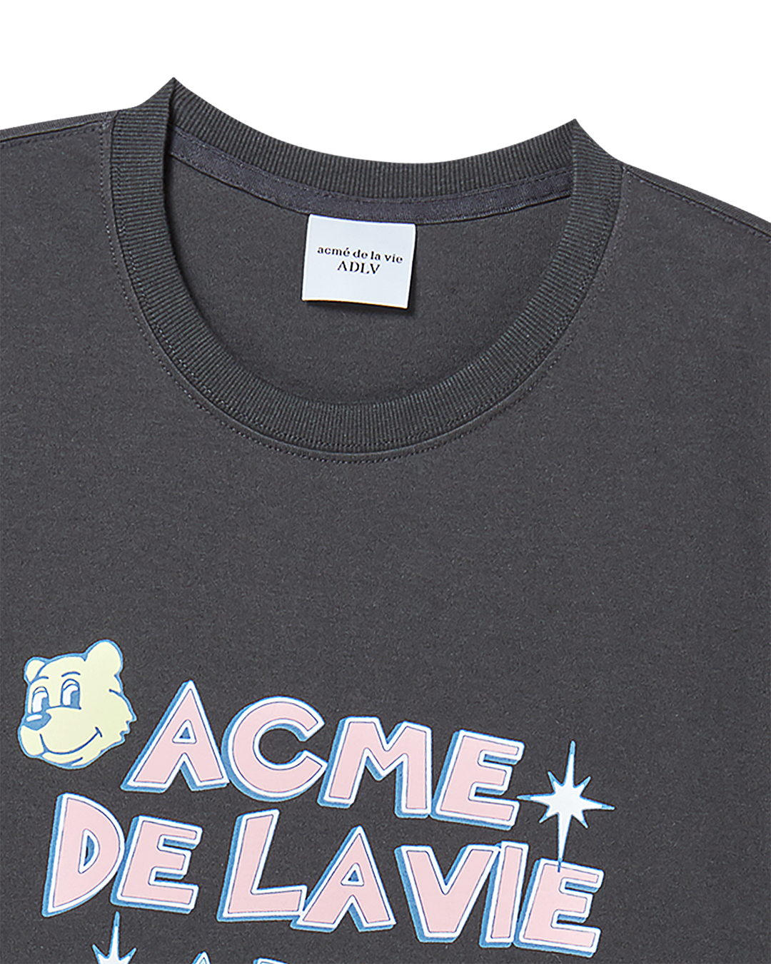 WOMAN AC BEAR CANDY SHORT SLEEVE T-SHIRT CHARCOAL