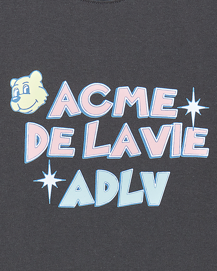 WOMAN AC BEAR CANDY SHORT SLEEVE T-SHIRT CHARCOAL