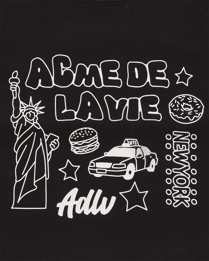 WOMAN NY IMAGE CROP SHORT SLEEVE T-SHIRT