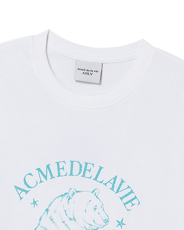WOMAN POLAR BEAR SHORT SLEEVE T-SHIRT WHITE