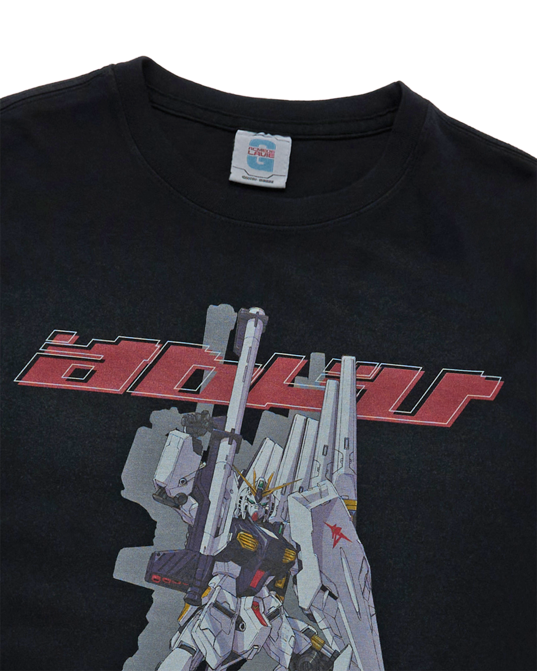 MOBILE SUIT GUNDAM CHAR'S COUNTERATTACK WASHING SHORT SLEEVE T-SHIRT CHARCOAL