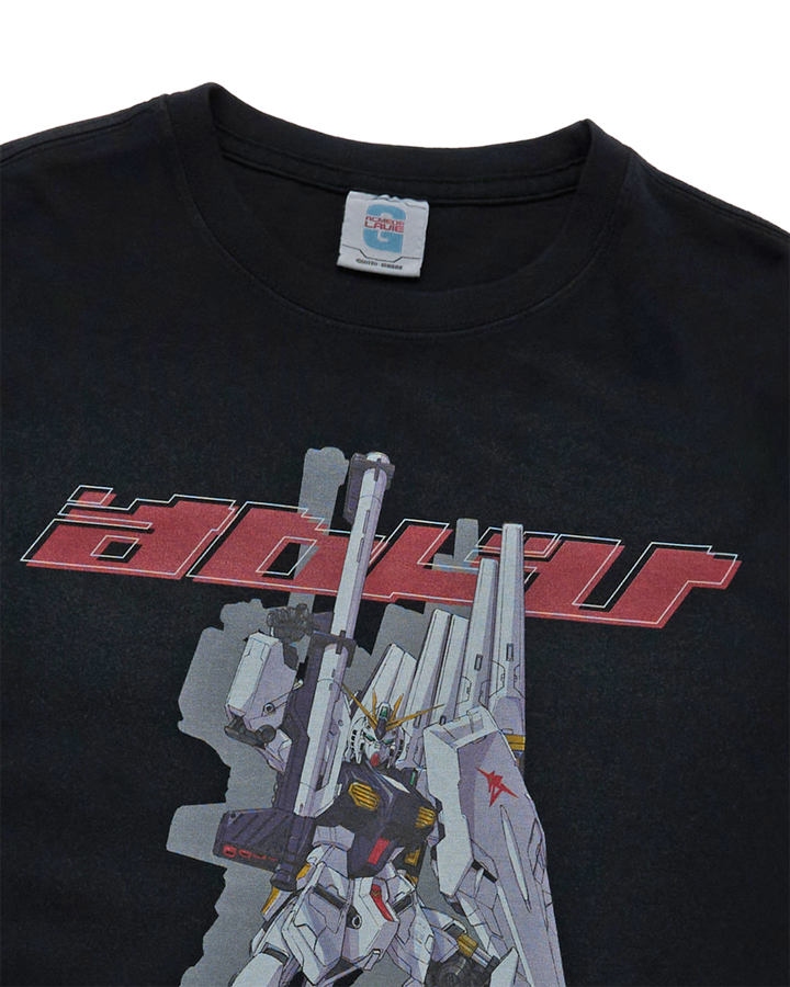 MOBILE SUIT GUNDAM CHAR'S COUNTERATTACK WASHING SHORT SLEEVE T-SHIRT CHARCOAL