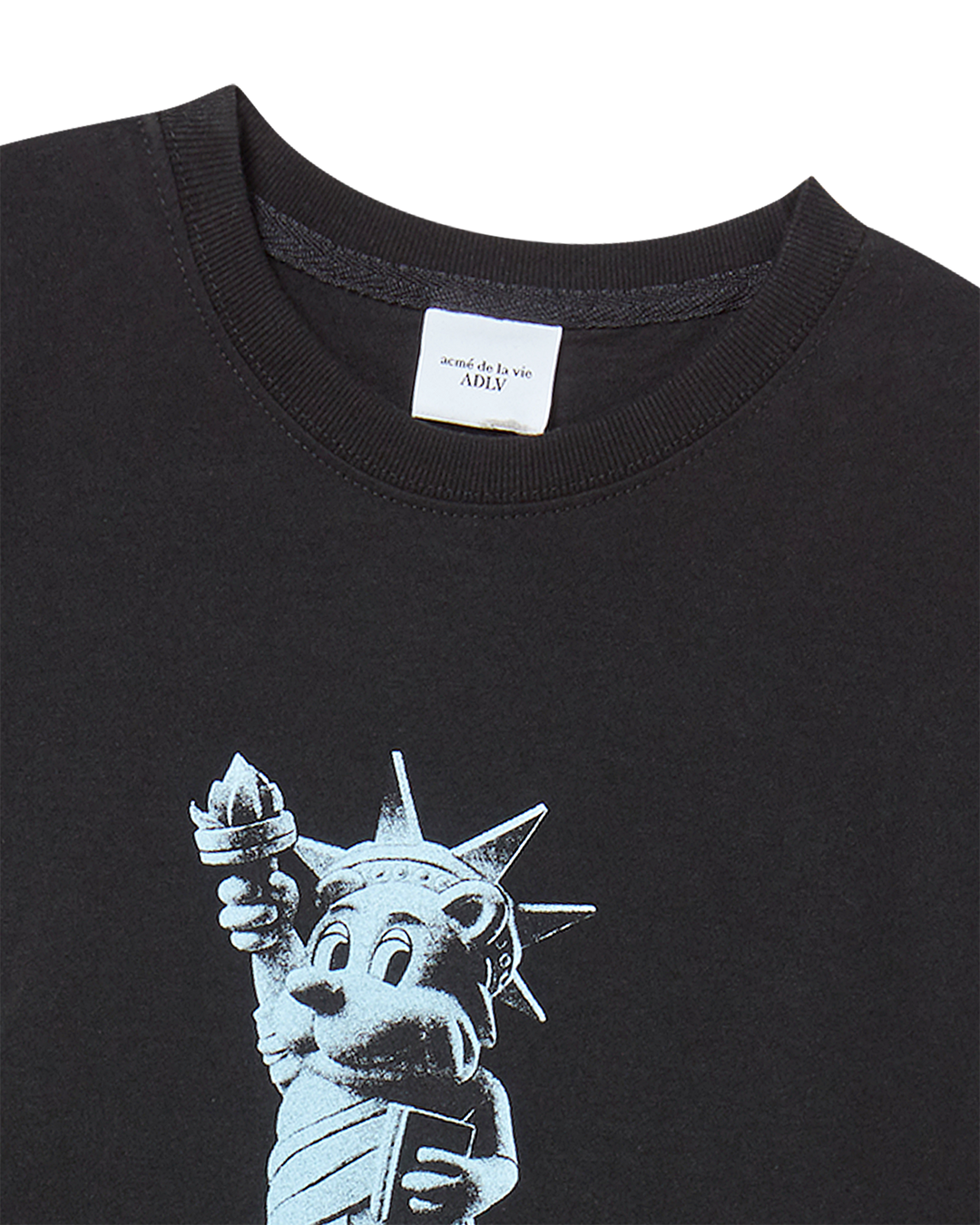 KIDS AC BEAR STATUE OF LIBERTY SHORT SLEEVE T-SHIRT BLACK
