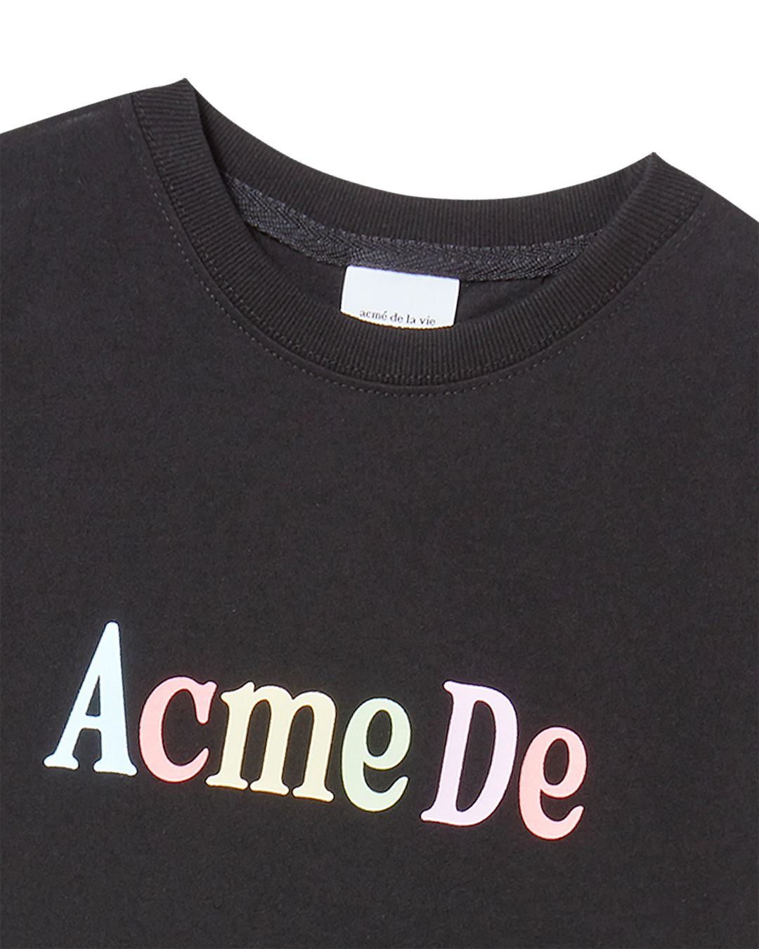 KIDS COLOR LOGO SHORT SLEEVE T-SHIRT BLACK