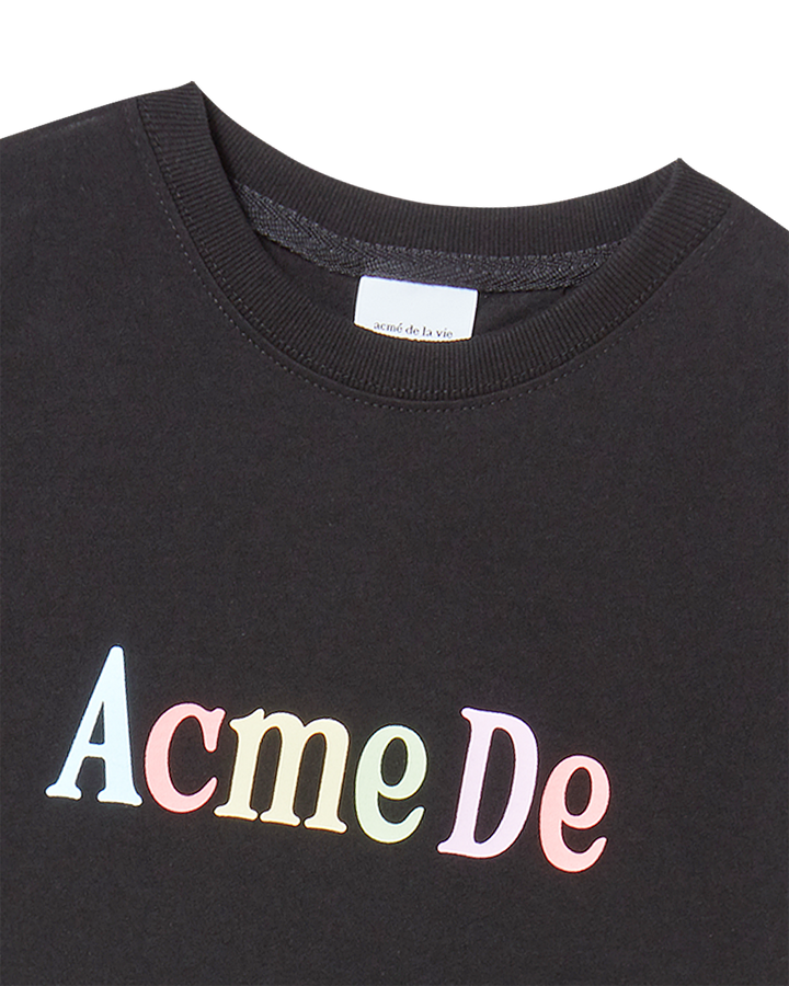 KIDS COLOR LOGO SHORT SLEEVE T-SHIRT BLACK