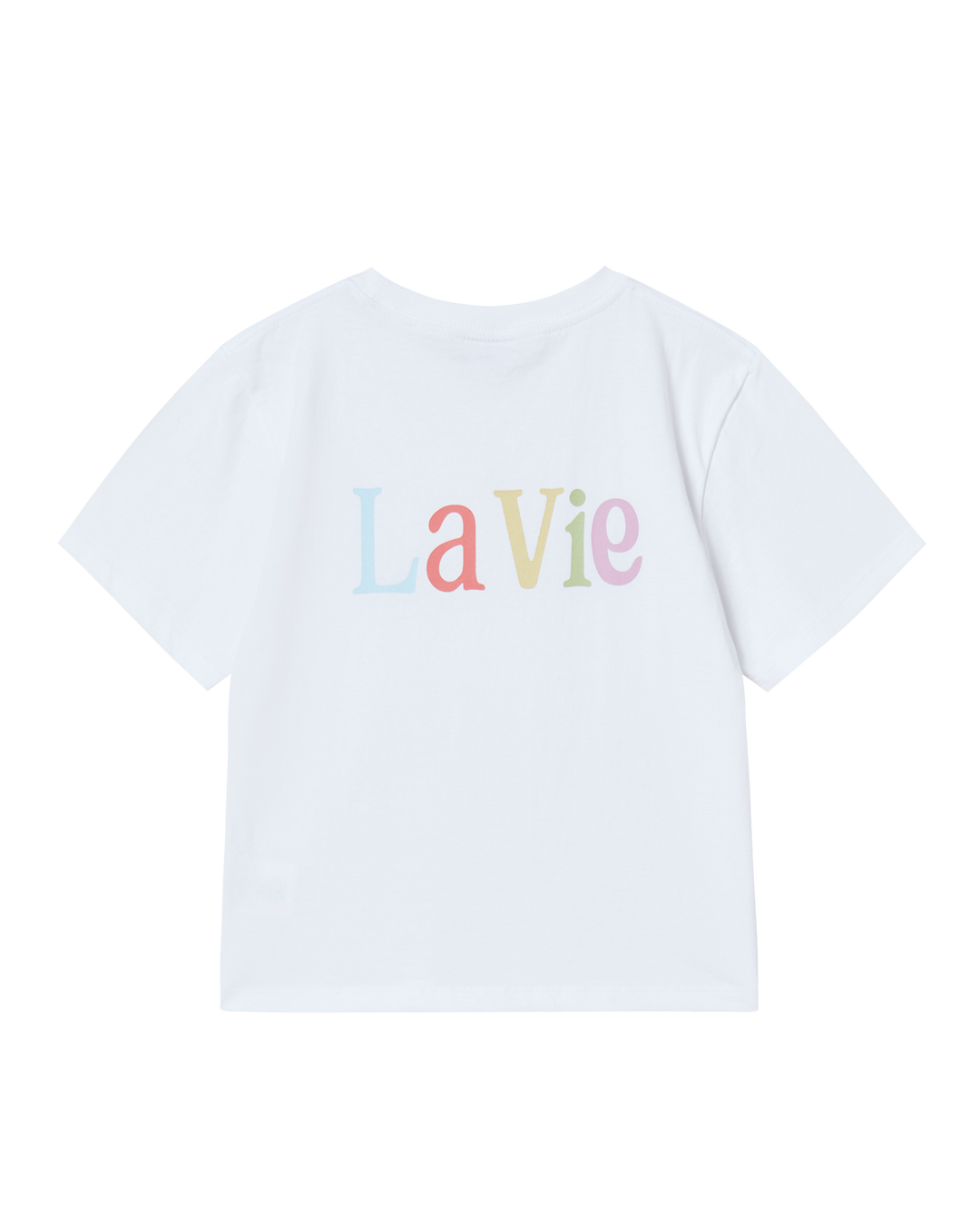 KIDS COLOR LOGO SHORT SLEEVE T-SHIRT WHITE
