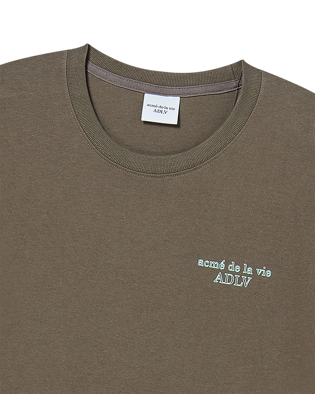 BORDER LINE BASIC LOGO SHORT SLEEVE T-SHIRT COCOA