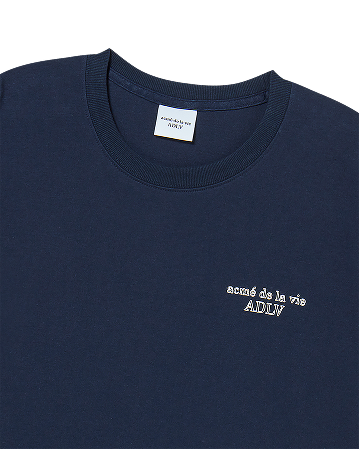 BORDER LINE BASIC LOGO SHORT SLEEVE T-SHIRT DARK NAVY